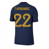 Camiseta Francia Theo Hernandez #22 Primera Equipación Mundial 2022 manga corta